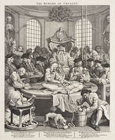 KG 15056
          <br/>
          The reward of cruelty uit de prentenserie The four stages of cruelty
          <br/>
          <em>Hogarth, William (1697 - 1764)</em>